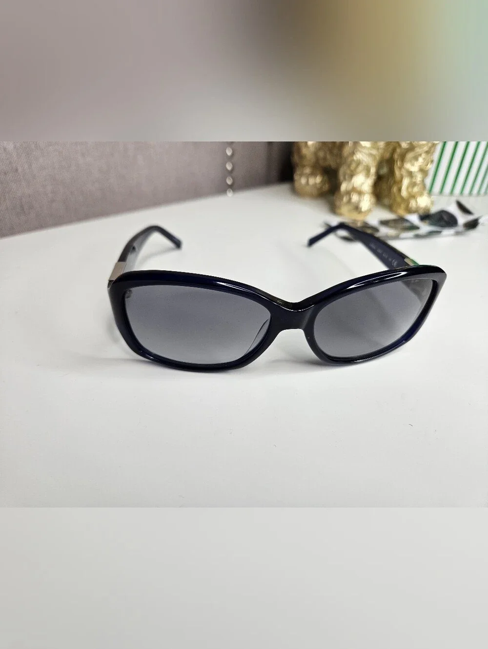 Kate Spade Navy Blue Annika Square Sunglasses
